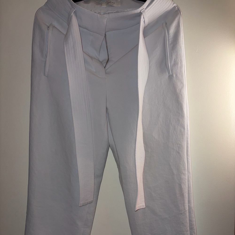 Aritzia Babaton Light Gray/Blue Trousers